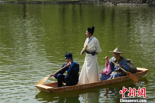 山西杏花村清明拜杜牧 探讨《清明》诗诞生地